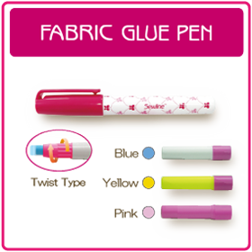 Sewline Fabric Glue Pen All Colors of Glue 6 count